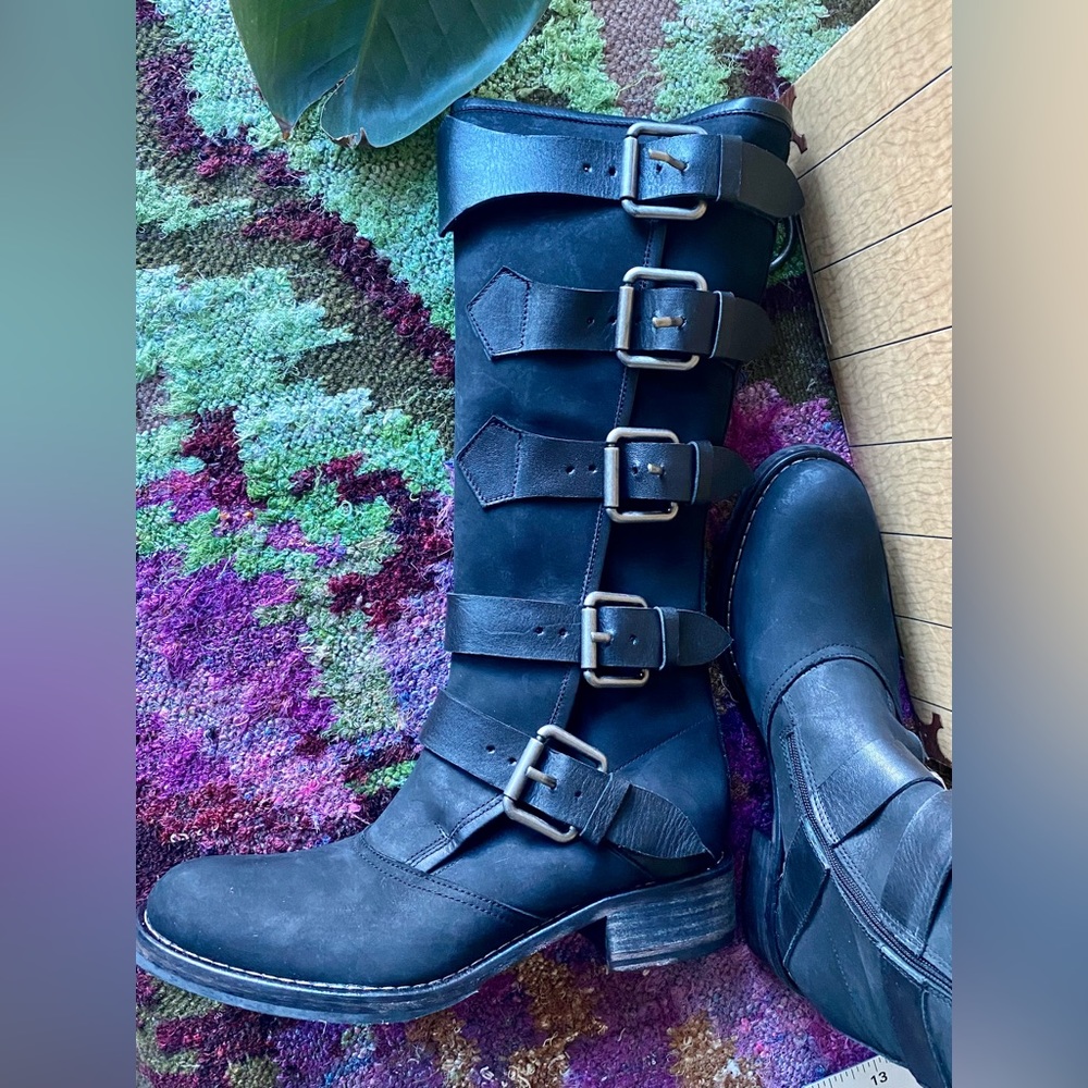Charlie 1Horse by Lucchese Int’l NIB Biker Boot Sz 7B